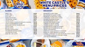 White Castle Menu Prices