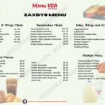 Zaxbys Menu Prices